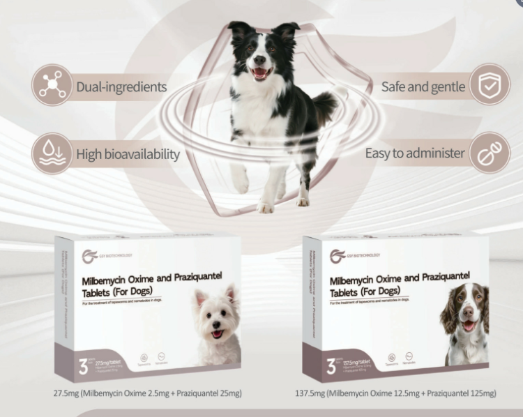Milbemycin Oxime and Praziquantel Tablets (For Dogs)